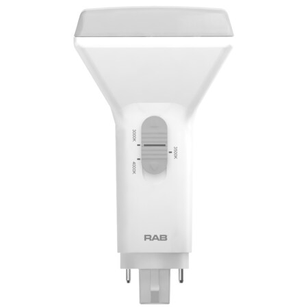 Rab PLC 8.5W 26EQ 1100/1120/1150LM V G24D CRI80 CCTS HYB PLC-8.5-V-8FA-HYB
